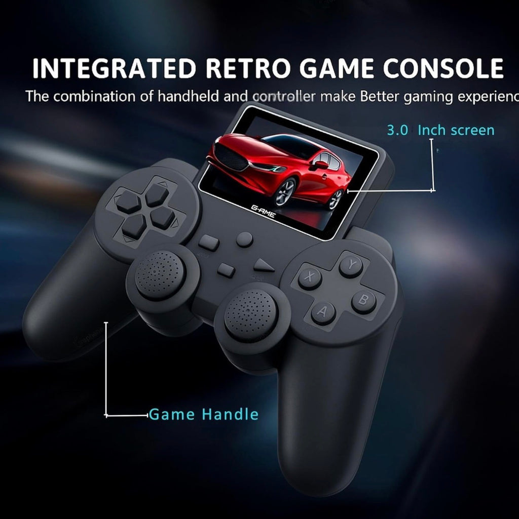 S10 Wireless Digital Game Player with Gamepad Controller & Built-in Screen | Retro Gaming Console | Plug & Play