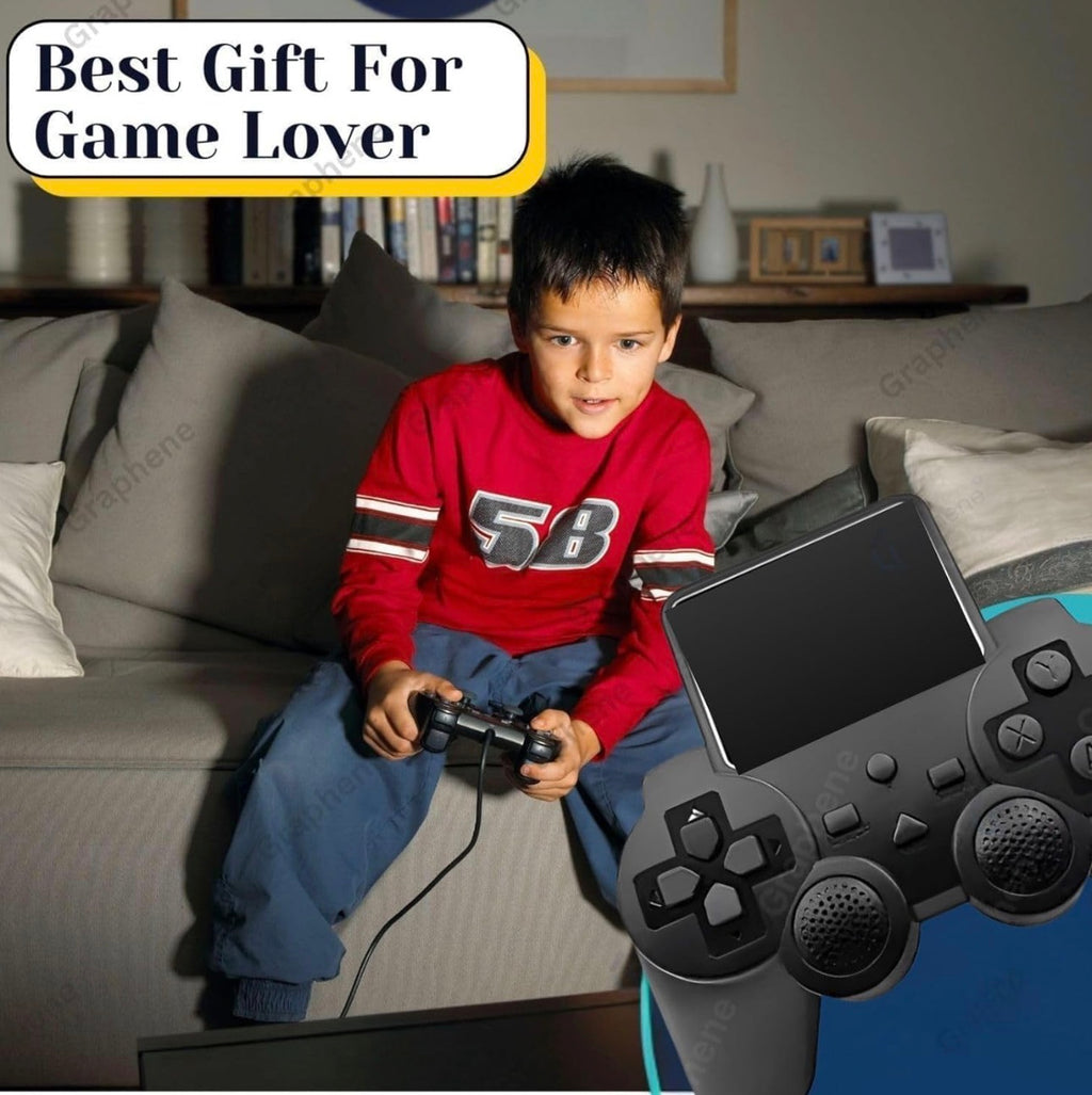 S10 Wireless Digital Game Player with Gamepad Controller & Built-in Screen | Retro Gaming Console | Plug & Play