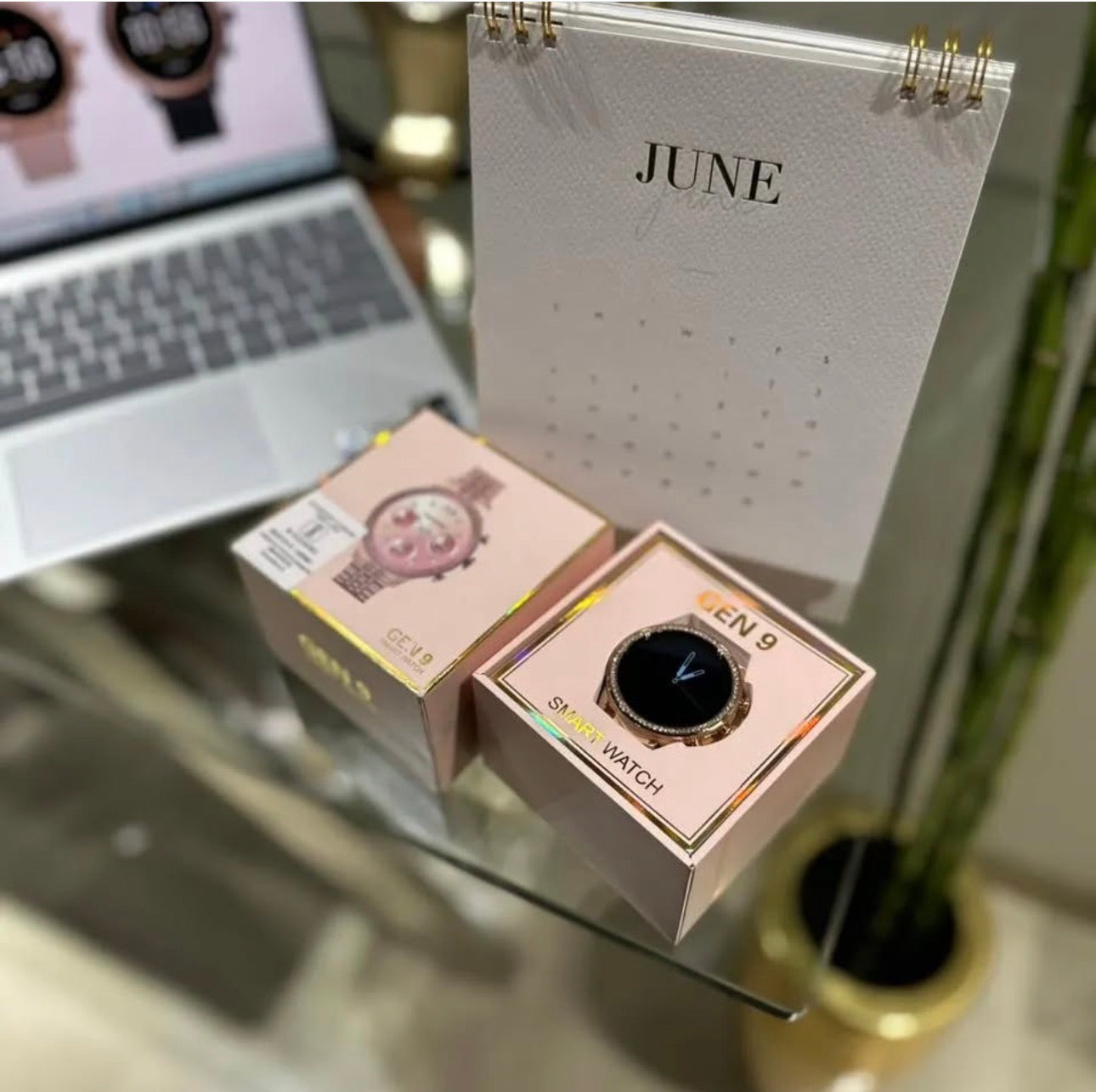 Gen 9 Rose Gold Smartwatch – Where Jewelry Meets Technology