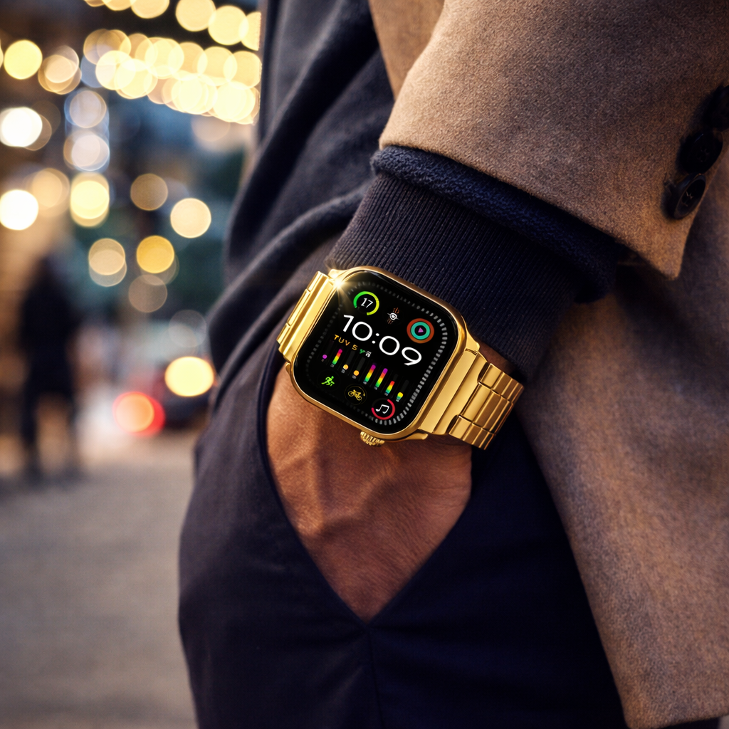 Smartwatch & AirPods Combo Pack with 7 Stylish Watch Straps | All-in-One Smart Combo