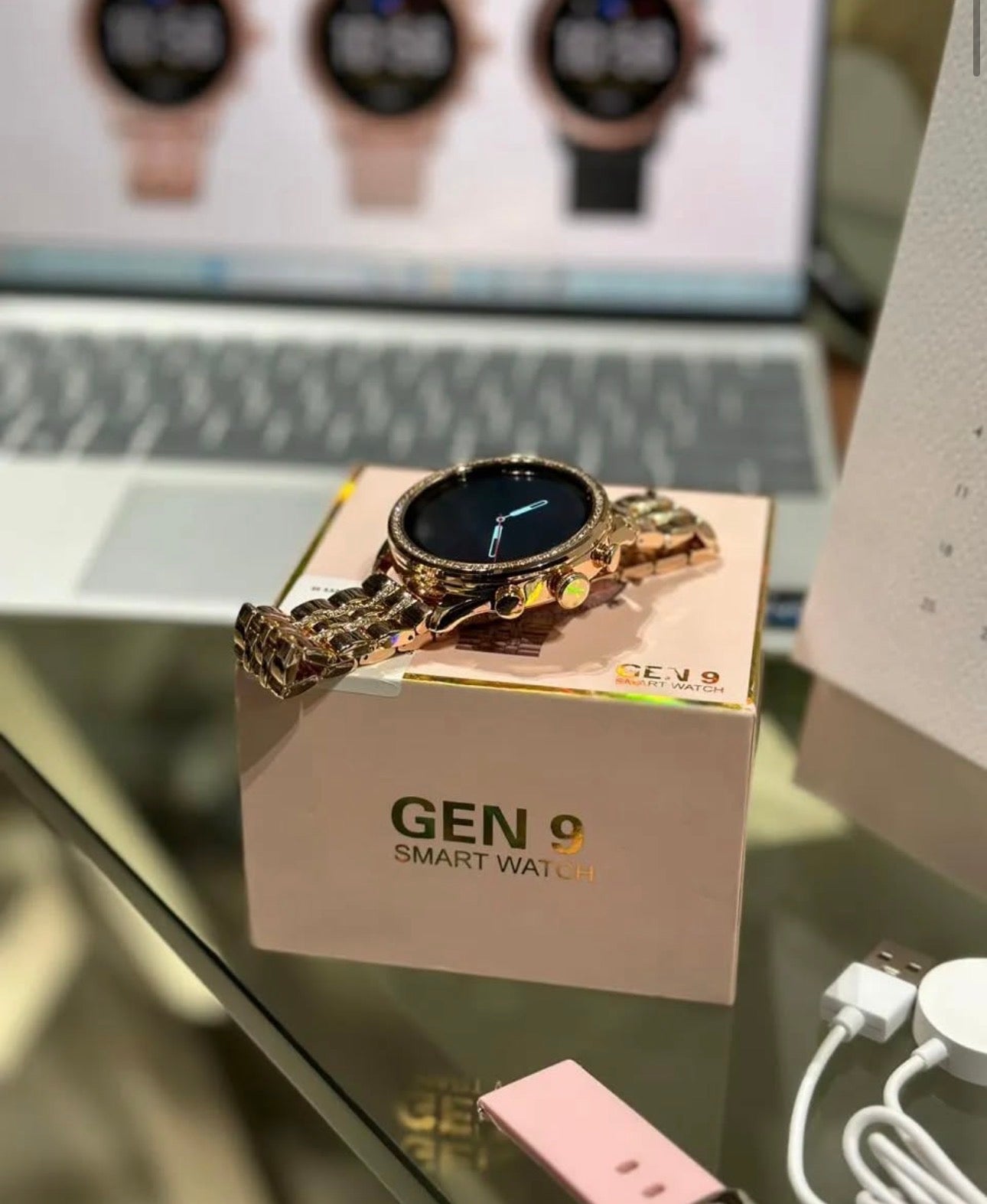 Gen 9 Rose Gold Smartwatch – Where Jewelry Meets Technology
