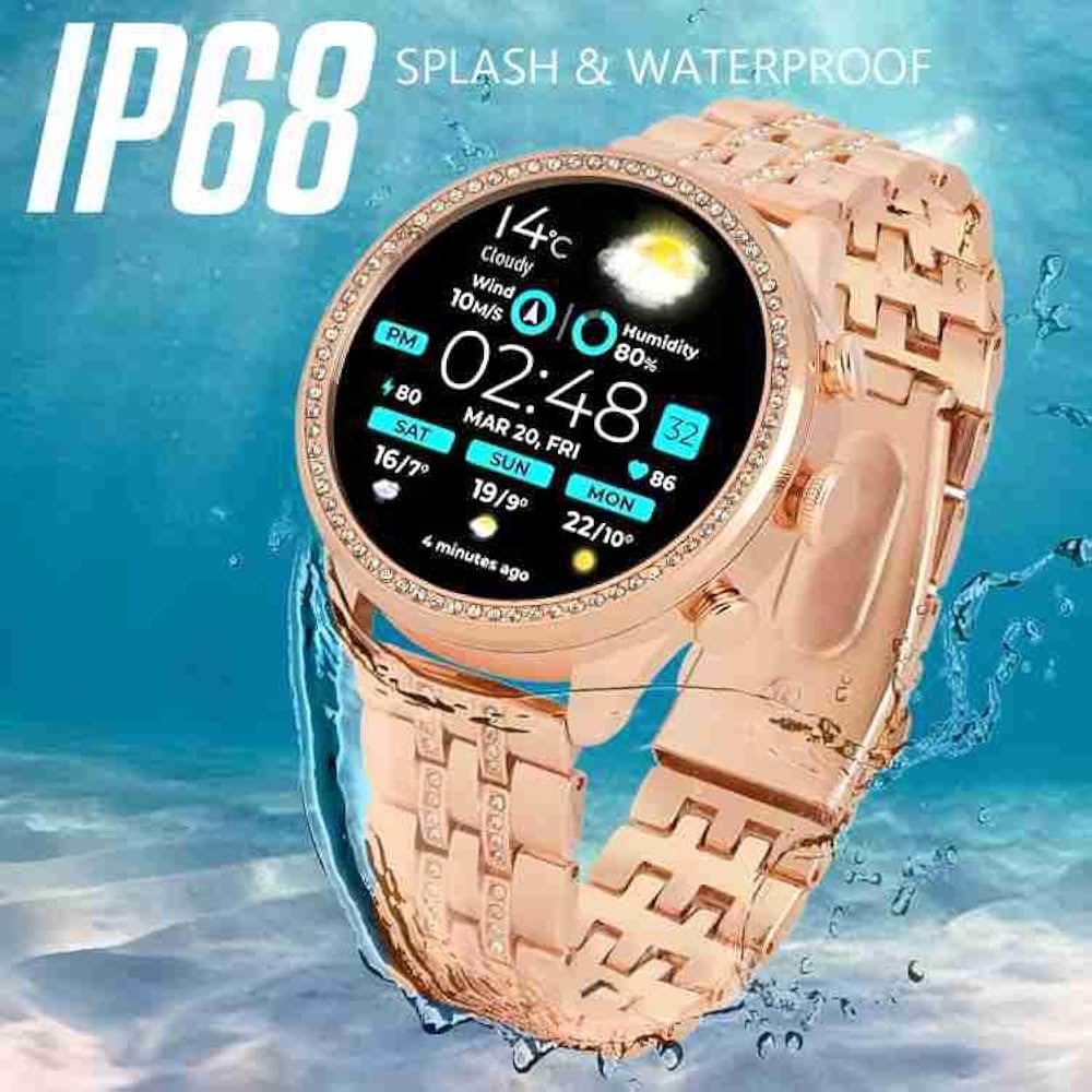 Gen 9 Rose Gold Smartwatch – Where Jewelry Meets Technology