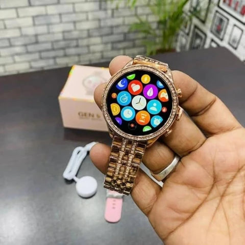 Gen 9 Rose Gold Smartwatch – Where Jewelry Meets Technology
