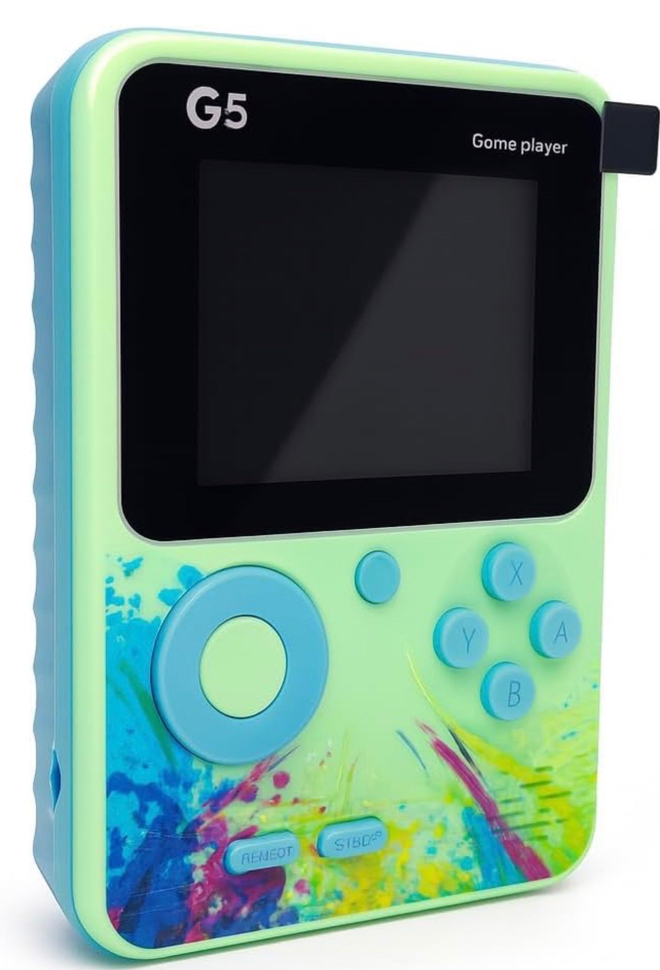 G5 Retro Handheld Game Console | Built-in Classic Games | Rechargeable Portable Video Game Player for Kids & Adults